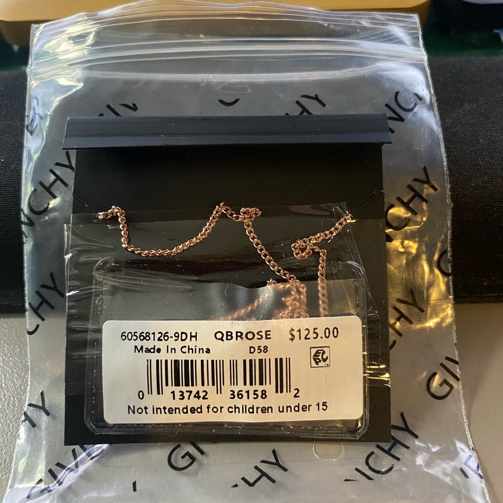 Givenchy Gold Chain Necklace Elegant Accessory